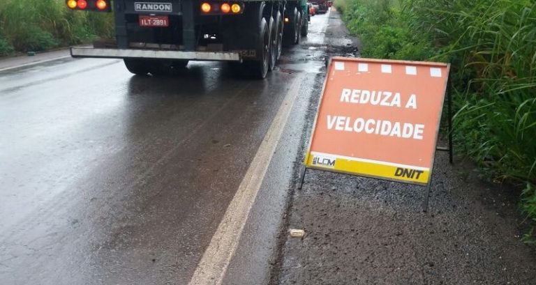 Trecho da BR-135 ficará interditado esta quinta para obras de recuperação