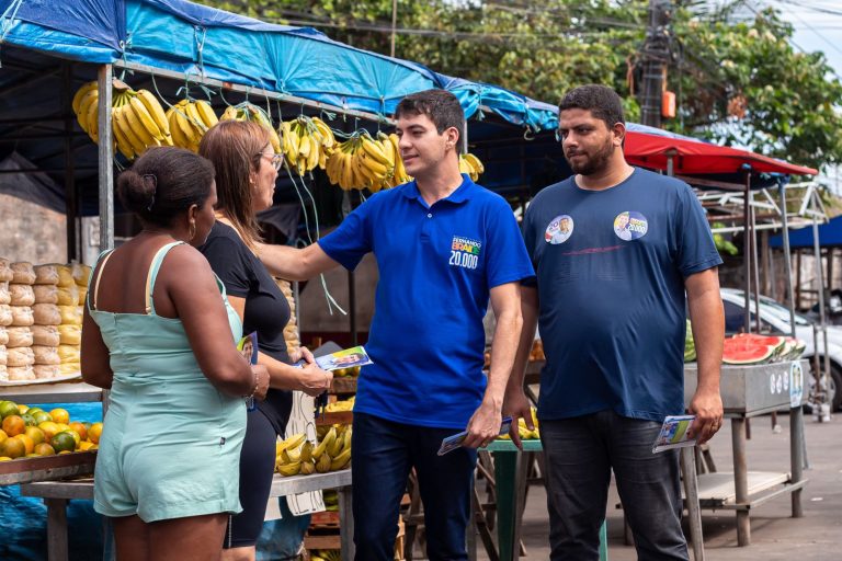 Fernando Braide visita Feira do Mangueirão reforça apoio aos micro e pequenos empreendedores