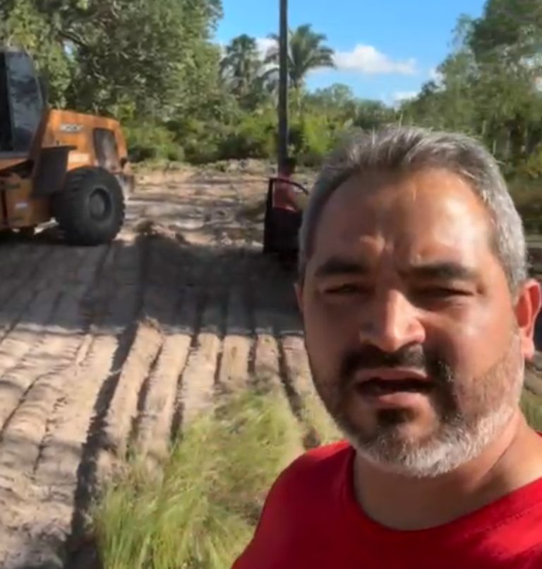 Presidente Vargas: vereador denuncia uso de trator da prefeitura em sítio da prefeita
