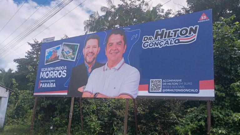 Prefeitos reforçam apoio a Dr. Hilton ao Senado em outdoors