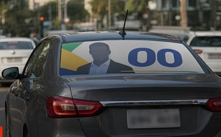 Carro de aplicativo não pode ter propaganda eleitoral